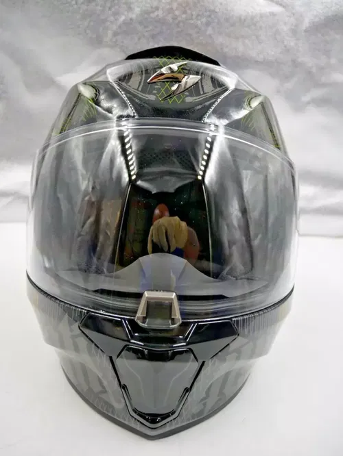 SCORPION EXO-R420 HELMET ILLUMINATI 2 BLACK SIZE MEDIUM - 42-1804