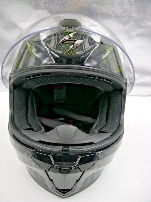 SCORPION EXO-R420 HELMET ILLUMINATI 2 BLACK SIZE MEDIUM - 42-1804