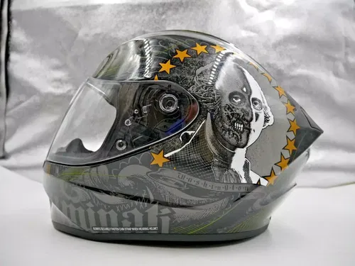 SCORPION EXO-R420 HELMET ILLUMINATI 2 BLACK SIZE MEDIUM - 42-1804