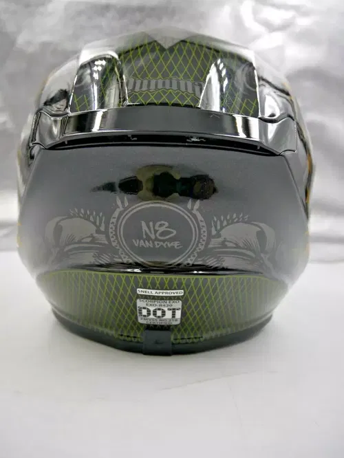 SCORPION EXO-R420 HELMET ILLUMINATI 2 BLACK SIZE MEDIUM - 42-1804