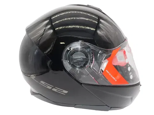 LS2 Modular Strobe Helmet - Black - XXL - 325-1006
