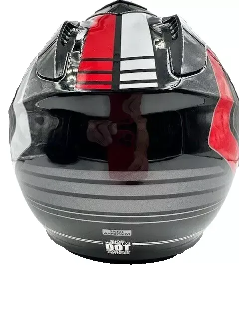Shoei Hornet X2 Helmet Sovereign TC-1 Black/Red Size Small (0124130104)
