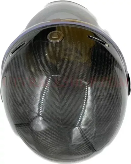 TORC T1 Retro Full-face Helmet Carbon Fiber Gloss Black Large - T1C36:24