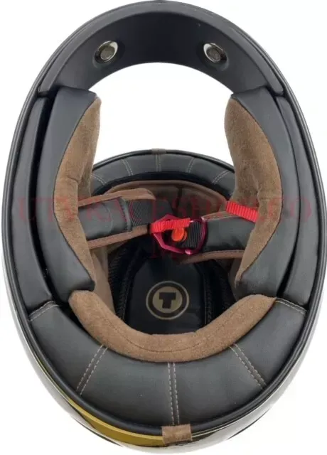 TORC T1 Retro Full-face Helmet Carbon Fiber Gloss Black Large - T1C36:24