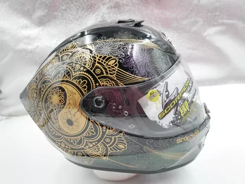 SCORPION EXO-R420 FULL FACE HELMET - NAMASKAR BLACK - SM - 42-1603