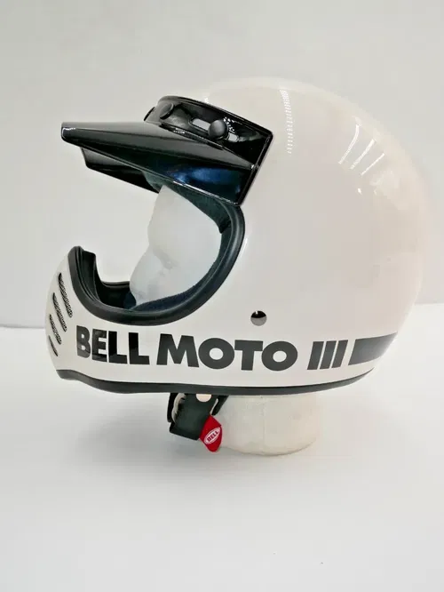 Bell Moto-3 Helmet Gloss White Size Medium - 7152127
