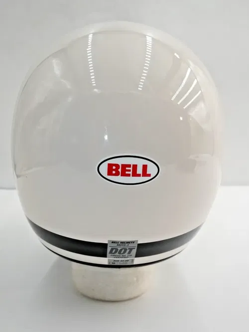 Bell Moto-3 Helmet Gloss White Size Medium - 7152127