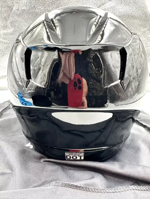 SCORPION EXO-R320 HELMET GLOSS BLACK LARGE - 32-0035