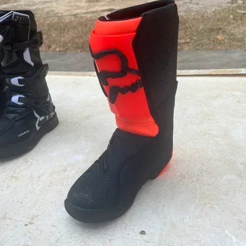 fox comp 5 boots orange