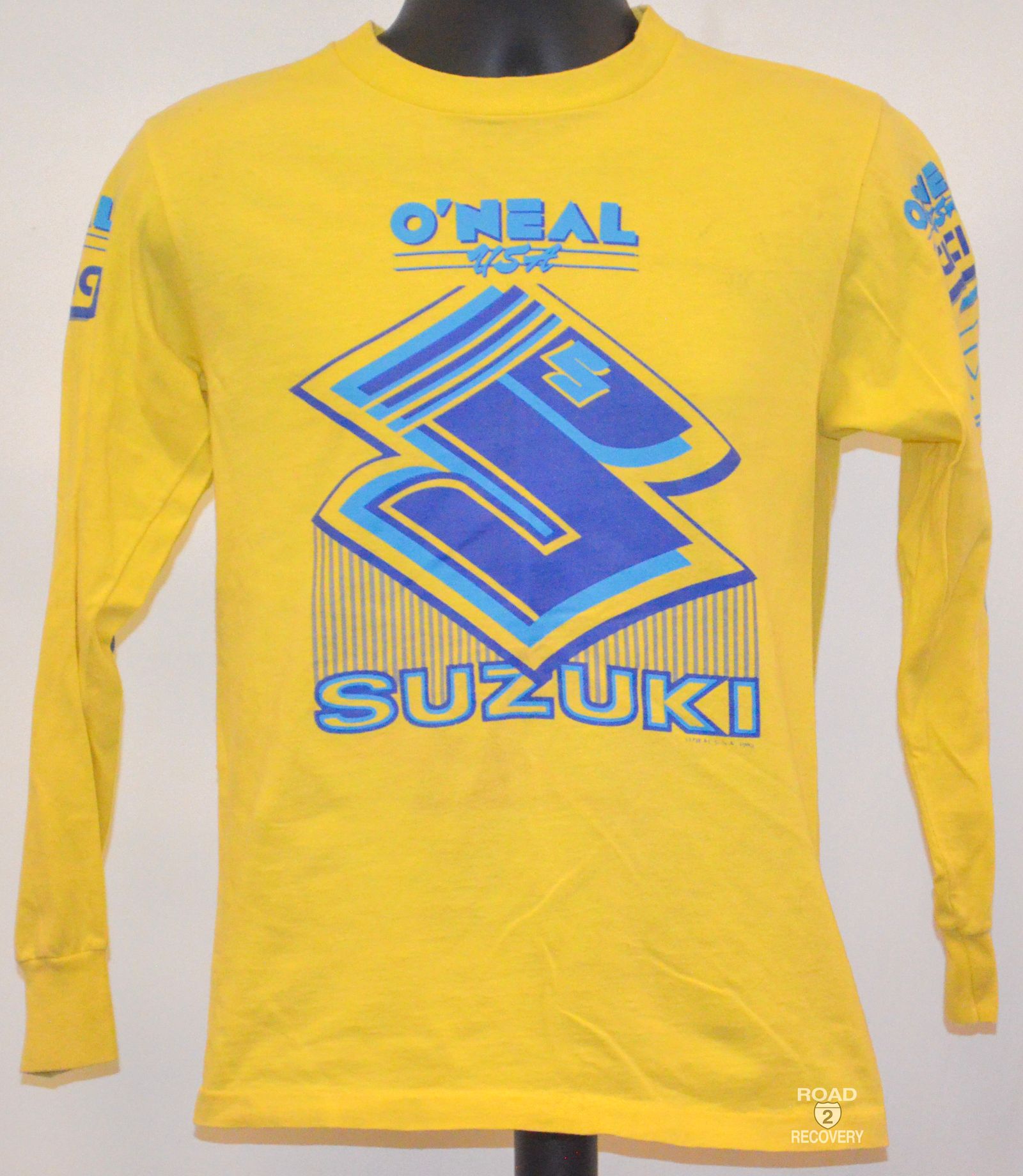 Jimmy Gaddis 1988 Race Worn Autographed O'Neal Suzuki Jersey