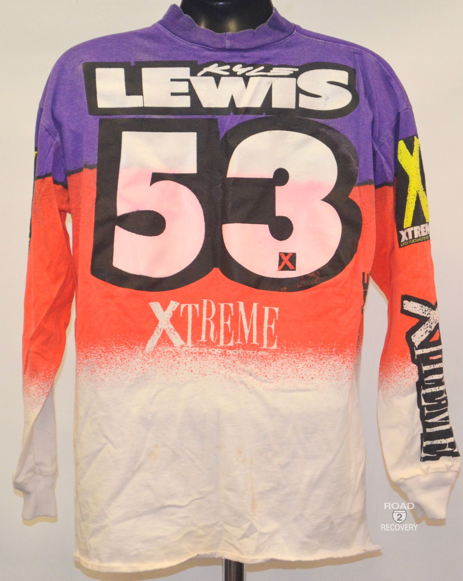 Kyle Lewis Raceworn Autographed XTREME Jersey