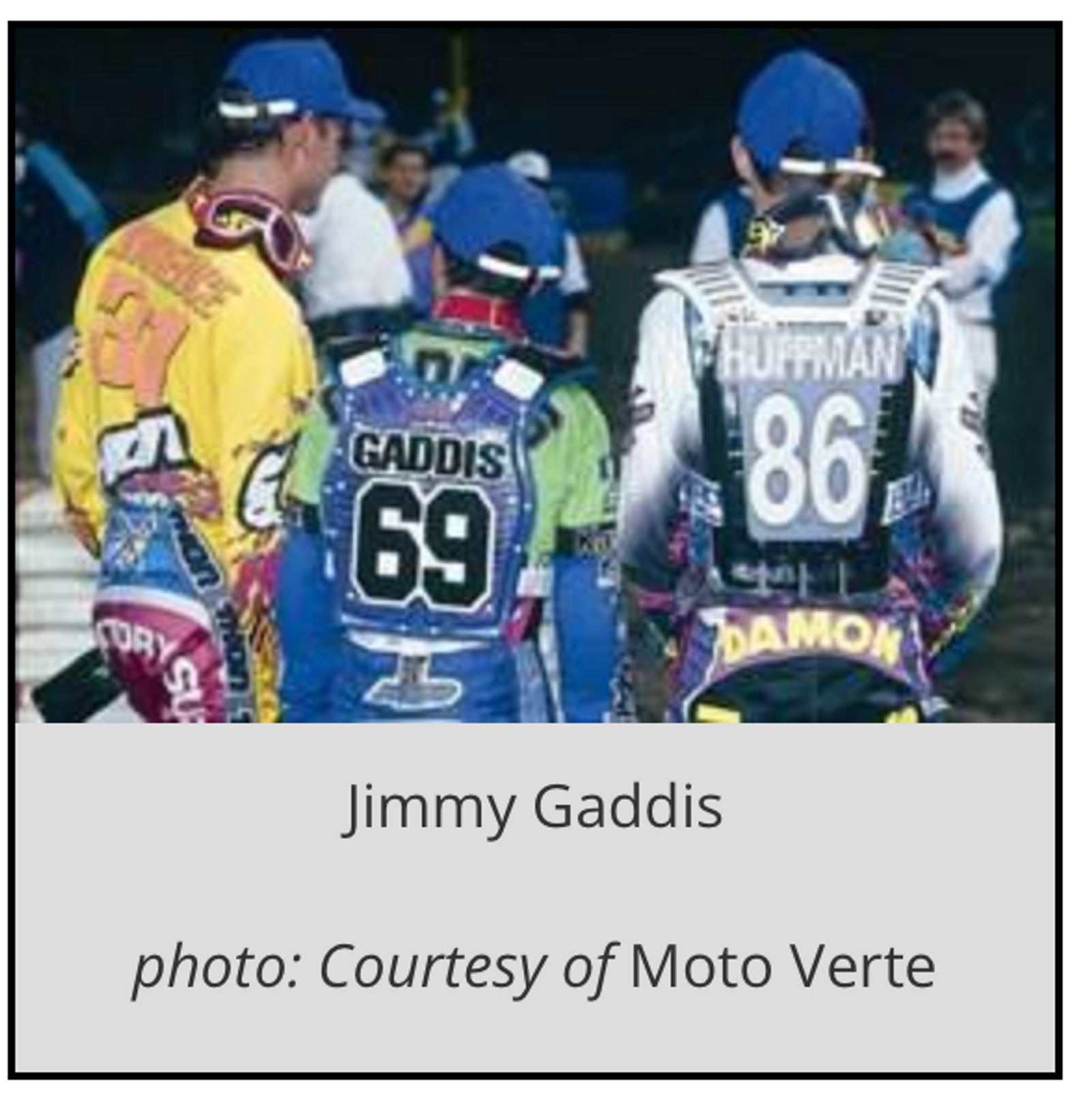 Jimmy Gaddis 1988 Race Worn Autographed O'Neal Suzuki Jersey