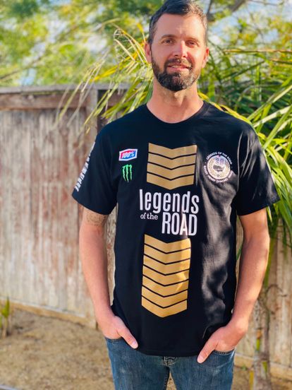 LIMITED EDITION LEGENDS OF THE ROAD SHIRT- BLACK
