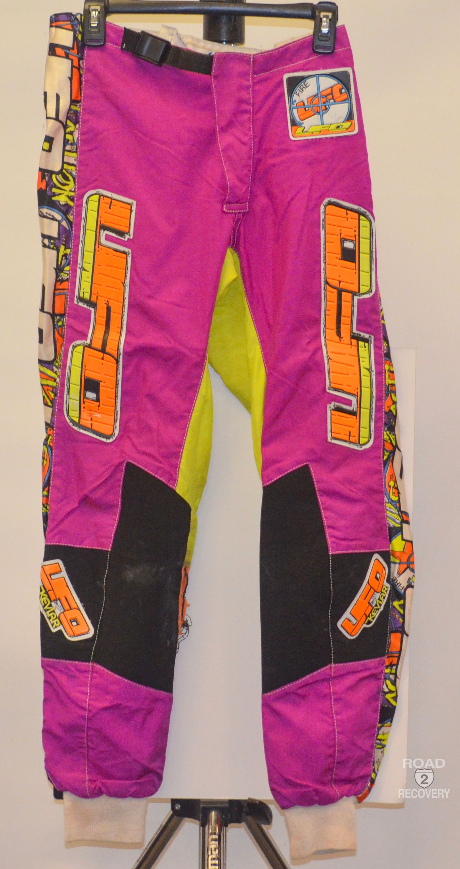 Neon Pink & Neon Yellow Ski Mask Pants | Band Runnaz Clothing