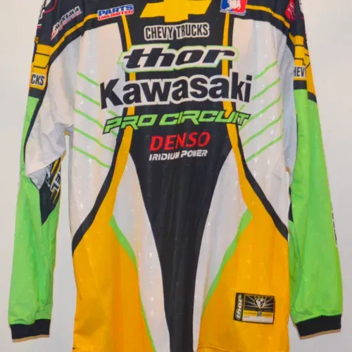 Eric Sorby Pro Circuit Kawasaki Autographed Jersey 