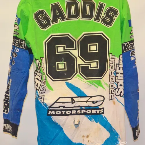 Jimmy Gaddis 1993 Raceworn Autographed Spitfire Jersey