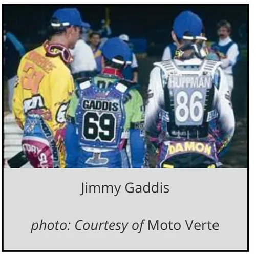 Jimmy Gaddis 1993 Raceworn Autographed Spitfire Jersey