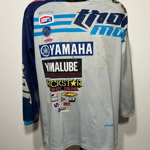 Alex Martin Autographed Race Worn Thor Yamaha Jersey 