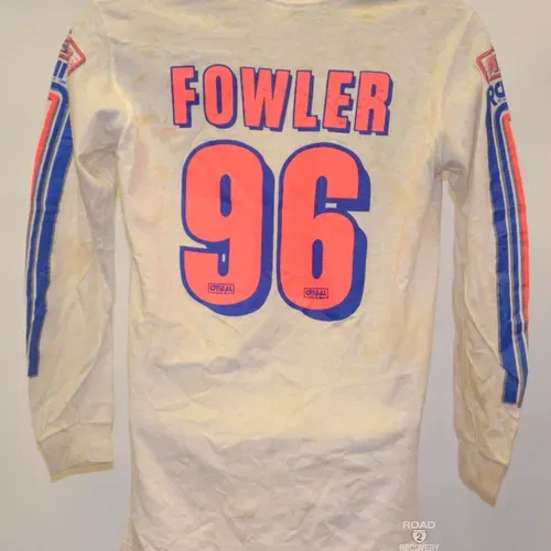 Terry Fowler Autographed Raceworn O'Neal Jersey