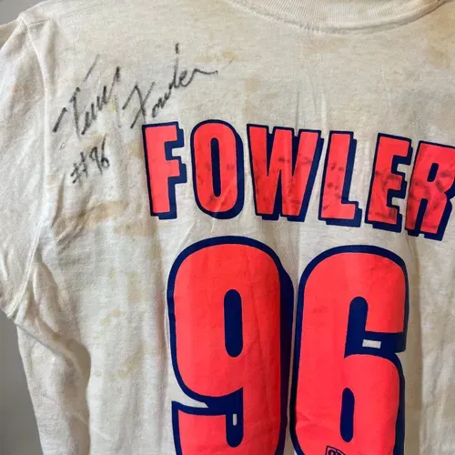 Terry Fowler Autographed Raceworn O'Neal Jersey