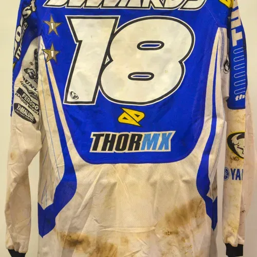 Brock Sellards 2003 Autographed Raceworn Jersey