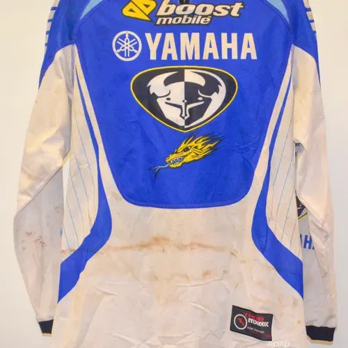 Brock Sellards 2003 Autographed Raceworn Jersey