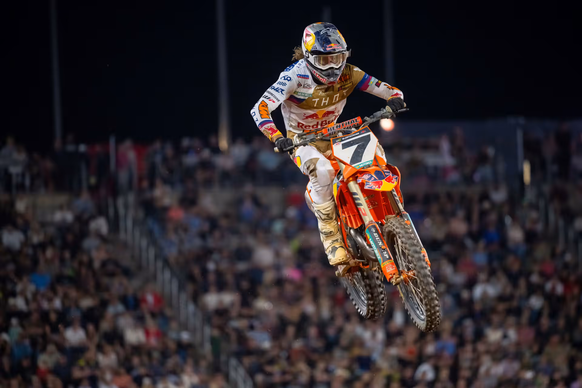 Nashville SX VIP Pkg for (4) Signed Aaron Plessinger Jersey Track Walk +Rig Tour