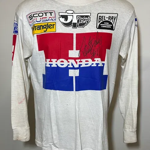 David Bailey Raceworn Autographed 1983 Season Winning Jersey