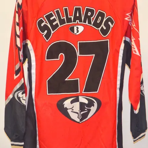 Brock Sellards 1998 Raceworn Autographed Thor Jersey
