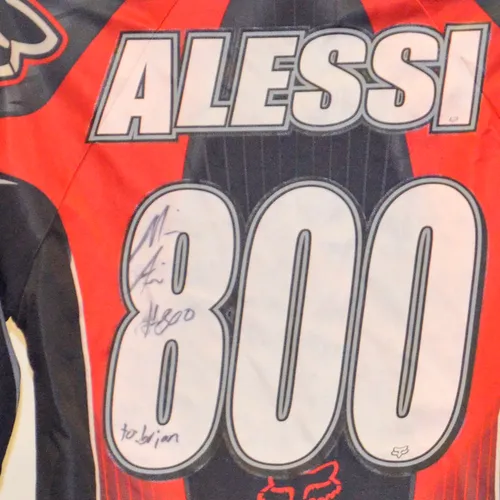 Mike Alessi Autographed Fox Jersey