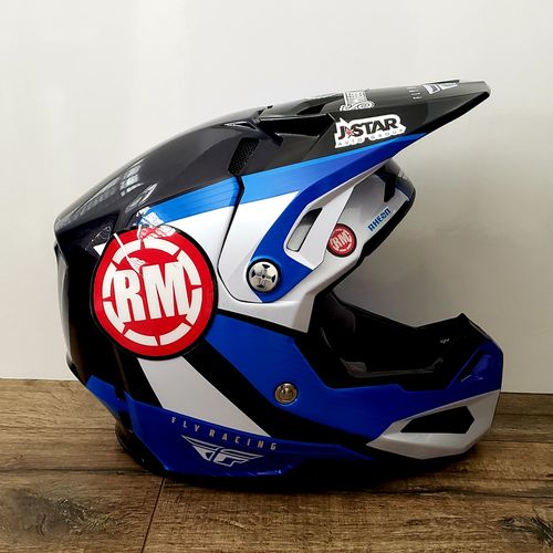 Shane McElrath Autographed Custom Painted FLY Racing Helmet