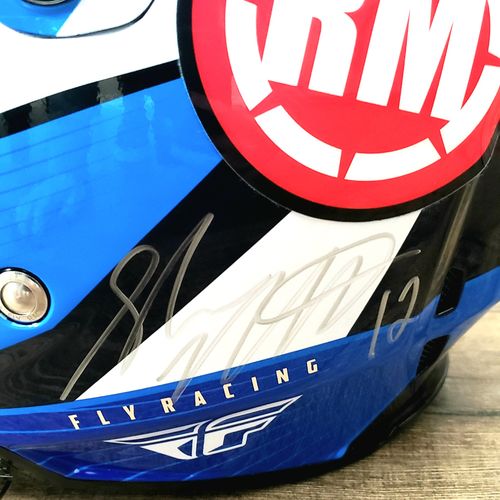 Shane McElrath Autographed Custom Painted FLY Racing Helmet