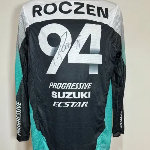 Ken Roczen Race Worn Autographed Progressive Suzuki Jersey