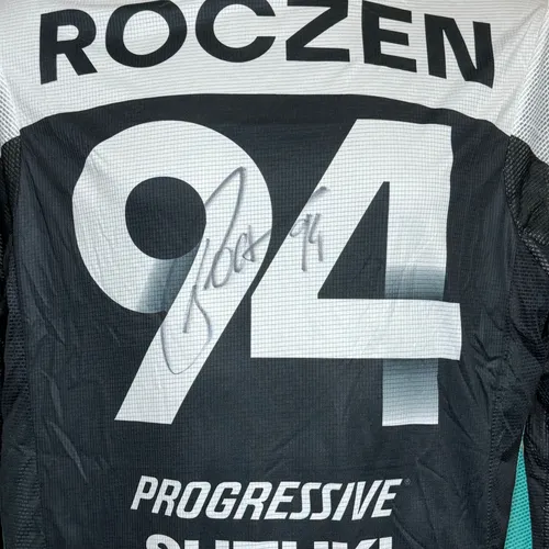 Ken Roczen Race Worn Autographed Progressive Suzuki Jersey