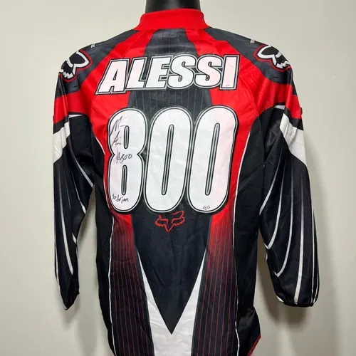 Mike Alessi Autographed Fox Jersey