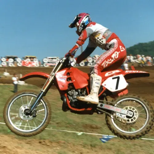 carmel mission Jeff siner エッチング  10/250 Jeff Stanton 1989 Autographed Camel Supercross Jersey