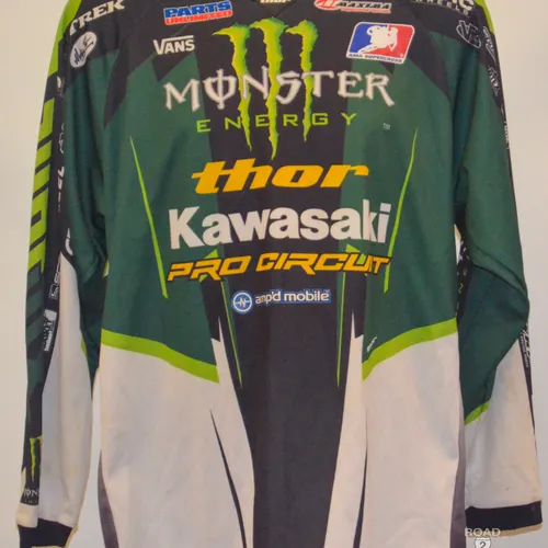 Ryan Villopoto Autographed Monster Energy Kawasaki Jersey 