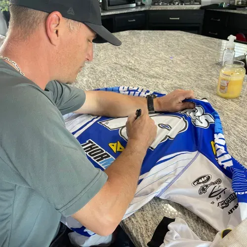 Brock Sellards 2003 Autographed Race Worn Jersey