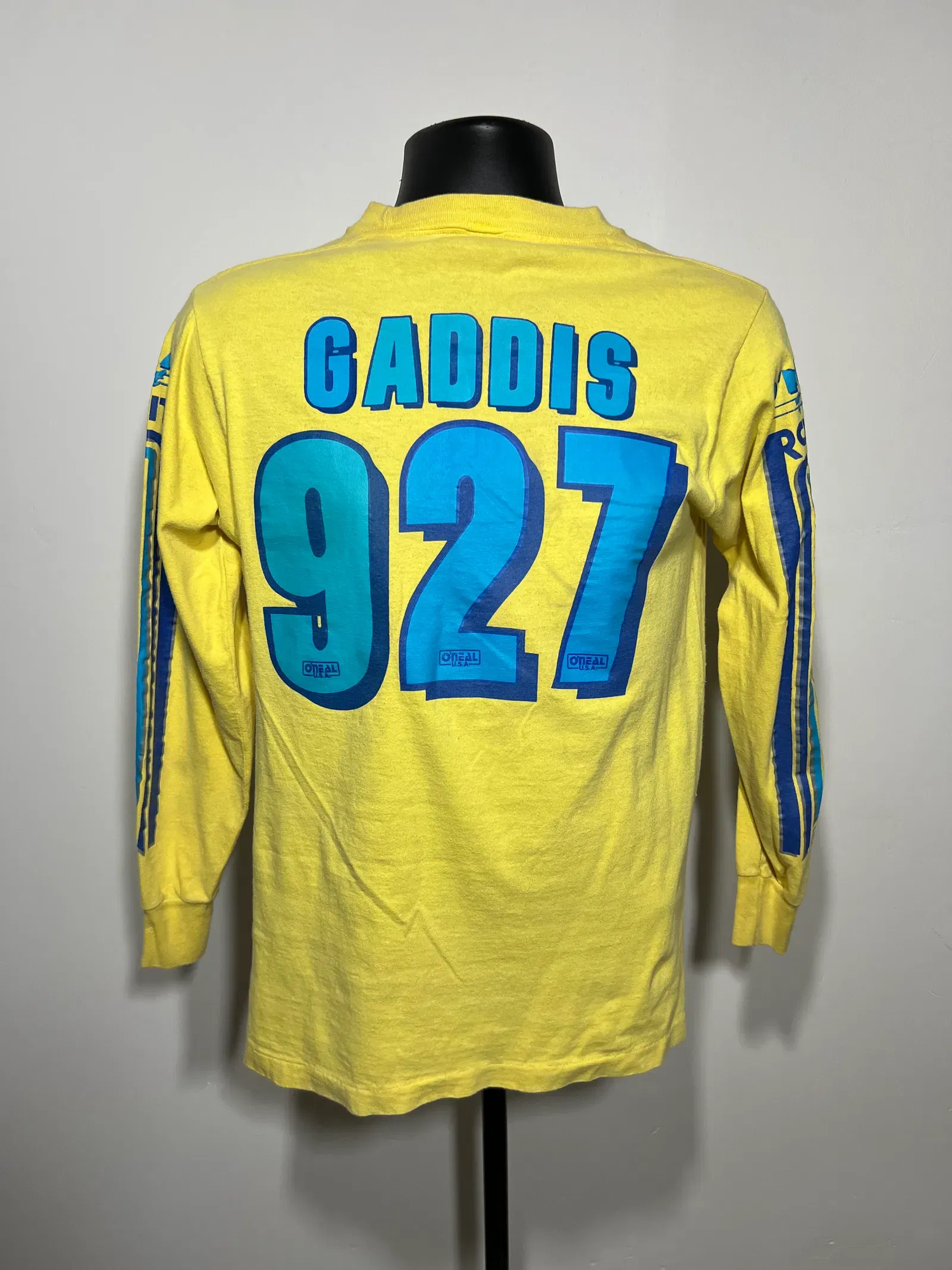 Jimmy Gaddis 1988 Race Worn Autographed O'Neal Suzuki Jersey