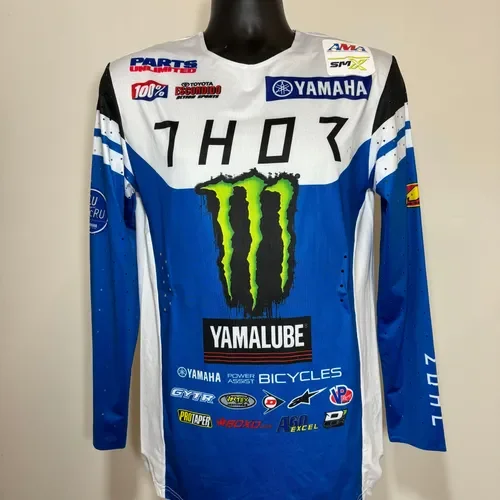 Yamaha Racing Thor Monster Summer Hawaiian Shirt - Binteez