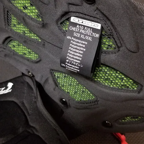 Alpinestars A-10 Full Chest Protector XL/XXL 