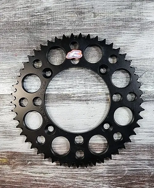Renthal Chainwheels 49T Ultralight Rear Sprocket Black 121U-428-49GPBK Yamaha