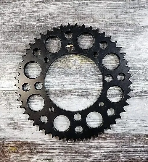 Renthal Chainwheels 49T Ultralight Rear Sprocket Black 121U-428-49GPBK Yamaha