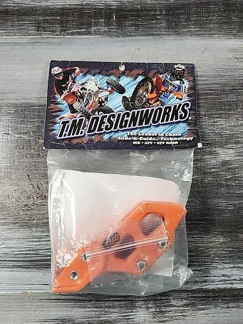 TM Design Works Rear Chain Guide Orange RCG-KT50-OR KTM 50 SX 2007-2015