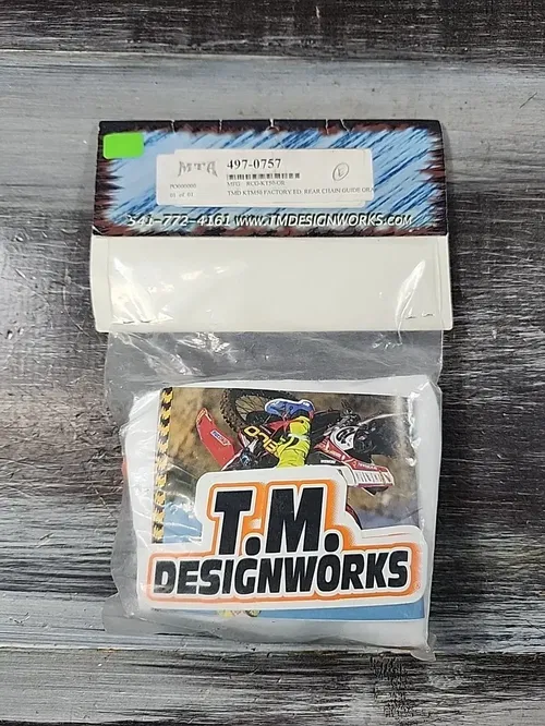 TM Design Works Rear Chain Guide Orange RCG-KT50-OR KTM 50 SX 2007-2015