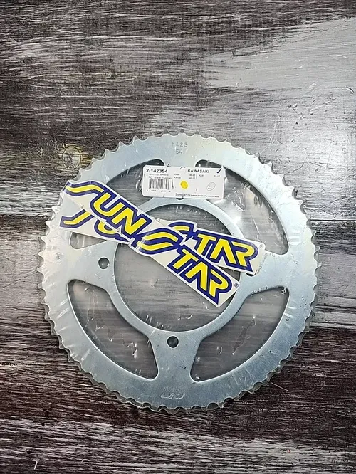 Sunstar Steel Rear Sprocket 54T 2-142354 Kawasaki kX80 KX85 KX100