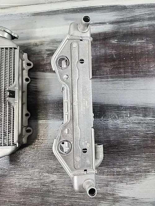 2003 2004 Kawasaki KX250 Left Right Radiators KX125 KX 125 250 Cooling FIll Side