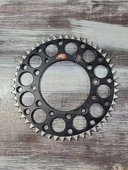 Renthal - 224U-520-50GPBK - Ultralight Rear Sprocket, Black - 50T