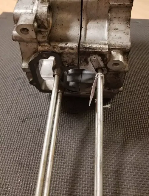 2006 2007 Yamaha TTR50 Crankcase Engine Cases Left Right 1P6-E5100-00-00