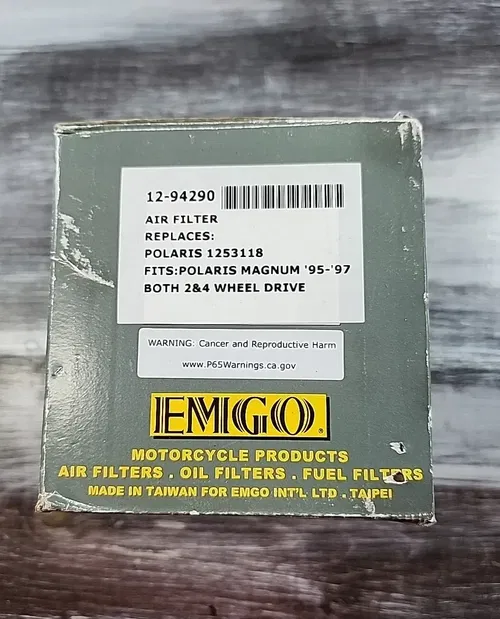 Emgo Air Filter 12-94290 Polaris 400 425 500 Sport Scrambler Big Boss